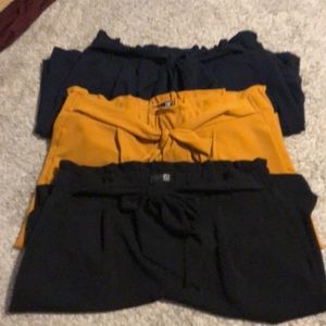 Women’s dress pants cinch waist with tie